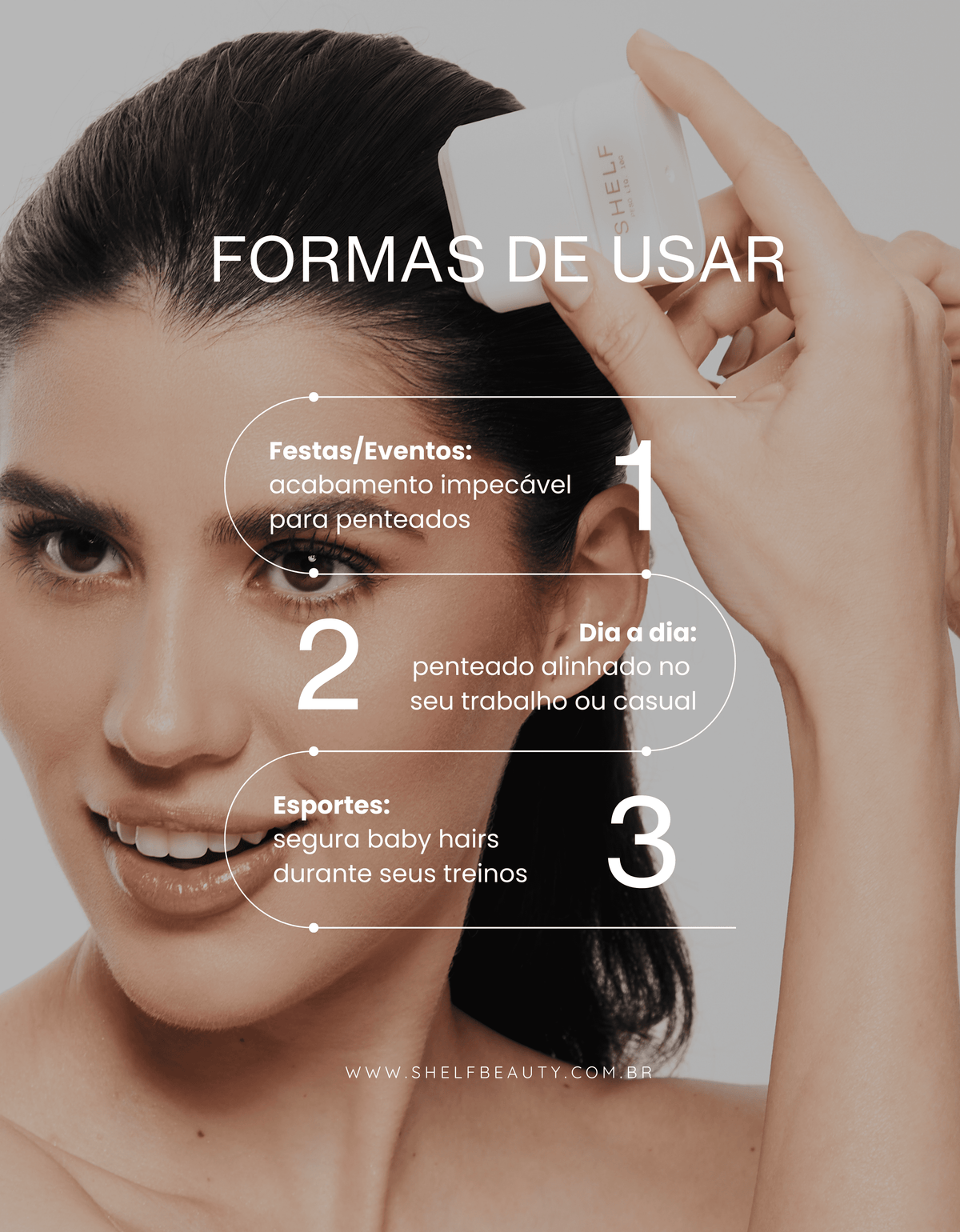 Kit Stick Fixador & Escova