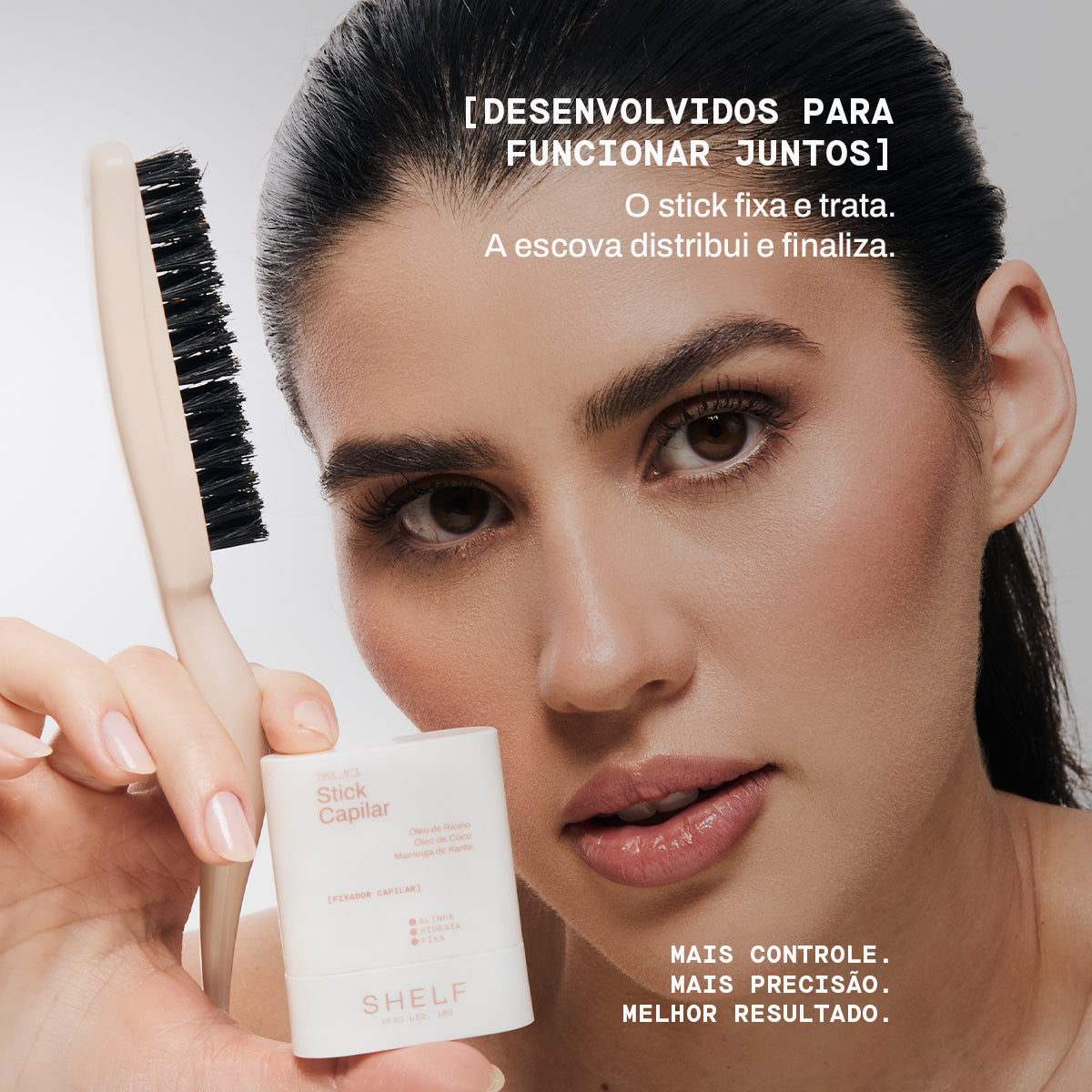 Kit Stick Fixador & Escova