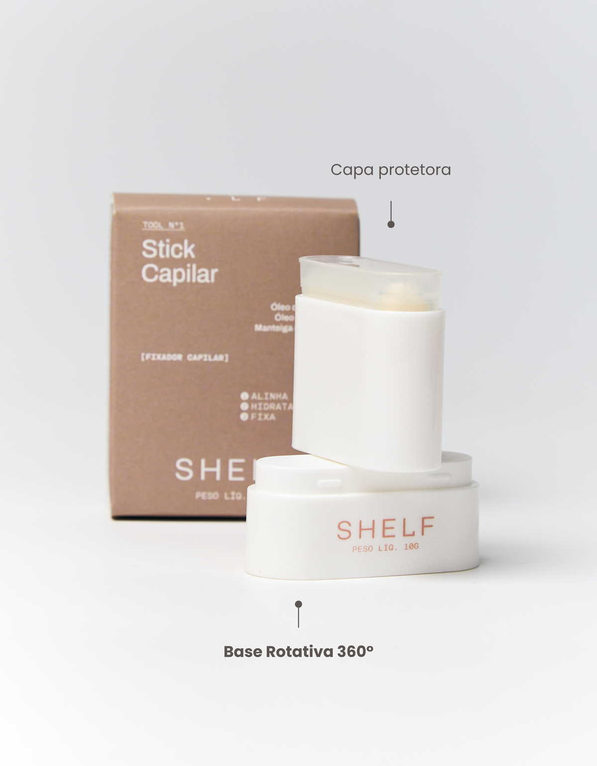 Kit Stick Fixador & Escova